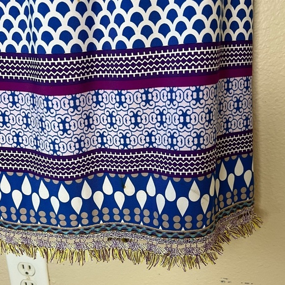 Trina Turk Brooke Midi Dress Halter Multicolored - Size M - Picture 4 of 9